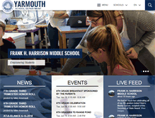 Tablet Screenshot of hms.yarmouthschools.org