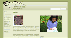Desktop Screenshot of esl.yarmouthschools.org